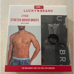 Lucky Brand Three Pack Boxer Briefs size Large